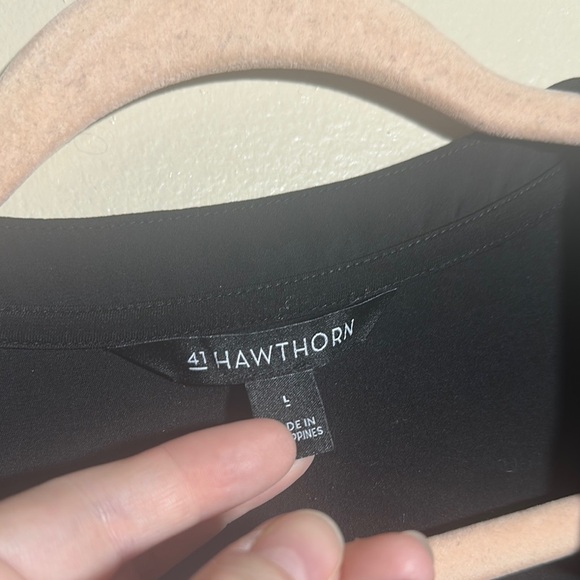 41 Hawthorn Black Asymmetrical‎ Top | Large - Picture 2 of 3